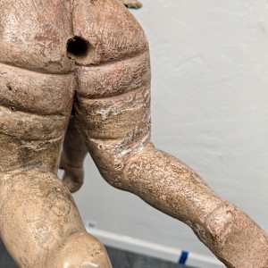 Unknown, (Spanich Colonial Cherub) by Unidentified Artist  Image: note alternate mounting at rear