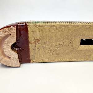 Untitled by Donna Billick  Image: Incised signature on underside, "Billick 82"