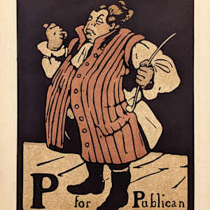 P for Publican  (from An Aphabet) by William Nicholson
