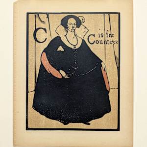 C is for Countess  (from An Aphabet) by William Nicholson 