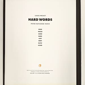 Hard Words, Portfolio ll by Peter Koch 