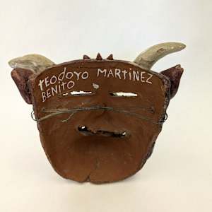 Devil Mask by Teodoro Martinez Benito  Image: signature