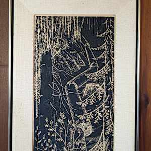 Logging, 1870 (vintage reproduction) by Emmy Lou Packard 