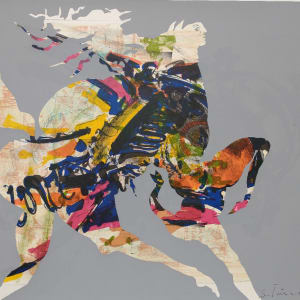 Untitled (side 1) / Figure as Horse (side 2) by Jan Stussy 