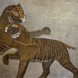 Tiger and Tigress  10/100 by Toshi  Yoshida
