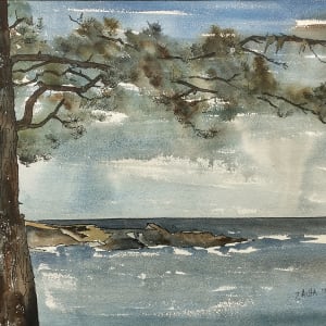 Untitled Coastal Scene by William  Zacha 