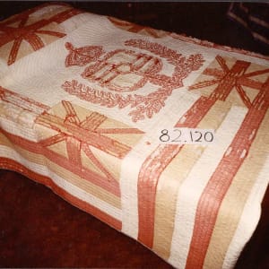 Royal Hawaiian Flag Quilt by Unknown Artist