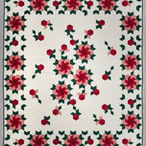 Gather Ye Rosebuds Quilt by Claire Moses