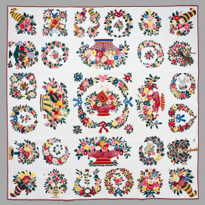 Baltimore Album Quilt (Reproduction) by East Bay Heritage Quilter Members