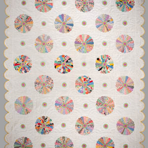 Dresden Plate Quilt by Elvira Pearl Nielson Valentine Collins Nielson