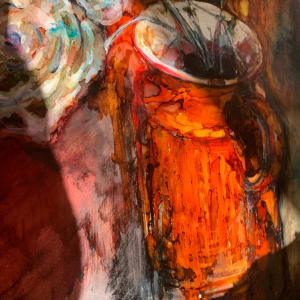 A Vase of Roses by Janet Dixon 
