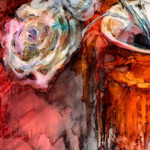 A Vase of Roses by Janet Dixon 