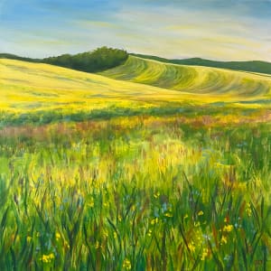 Field of Greens by Celeste Dumonceaux Delahey
