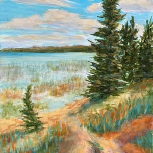 Lakeshore Path by Celeste Dumonceaux Delahey