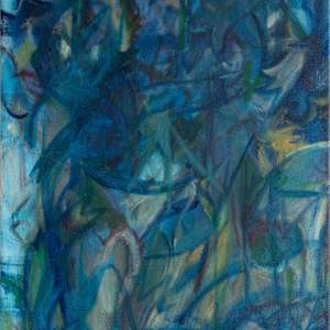 Dreamscape In Blue, Yellow And Red by Carolin Winkler, Image 1.