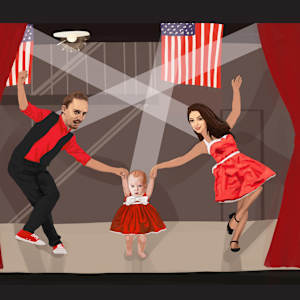 West Side Story Portrait Commission by Carolin Winkler