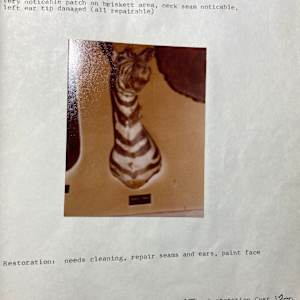 Grant's Zebra #84 by The Foster's Curator  Image: 1983 collection appraisal 