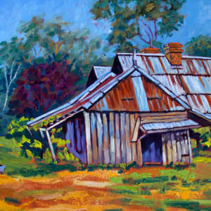 Old Shed, Coonanga Homestead - Limited Edition Print (25) by Gayle Reichelt