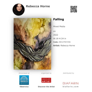 Falling by Rebecca Horne  Image: Observica Magazine.  Cover photo 