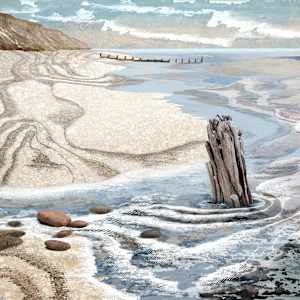 Seascape 100 | Kissing the Shore by Claire Gill Fine Art