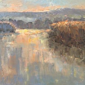 Dawn Light River Arun by Frances Knight