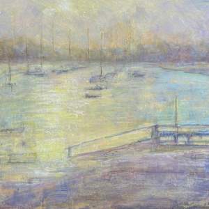 Early Morning Light Impression Itchenor by Frances Knight