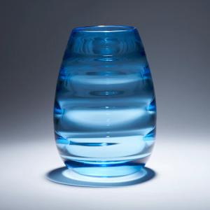 Blue Teardrop Vase by Asher Holman