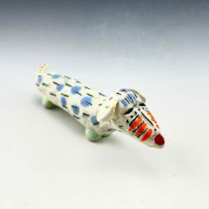 Ceramic Pups by Jan Lipetz