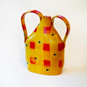 Yellow Bottles with Handles and Jet Windows by Christine Westergaard