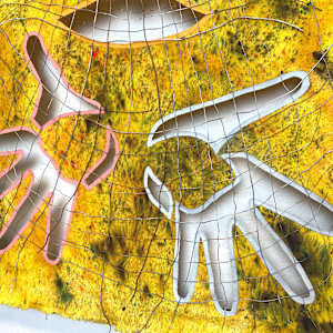 Discourse with a Muse by Judy Vienneau  Image: Discourse with a Muse - Detail 