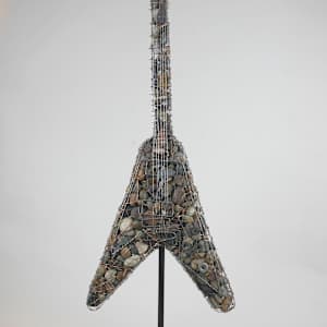 Rock Guitar II by Judy Vienneau