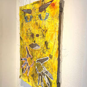 Discourse with a Muse by Judy Vienneau  Image: Discourse with a Muse - Side view