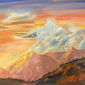 Tucson Storm at Sunset, Image 1.