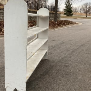 6' long primitive pine shelf 