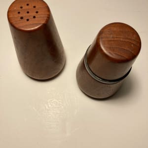 Mid century modern salt and pepper set 