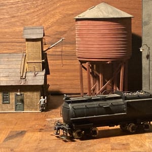 Metal tender and water tank  model toy train 