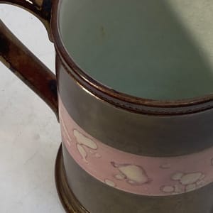 Copper luster mug 