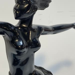 Art Deco plastic Nude woman lamp 