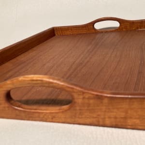 Danish modern style teak tray 