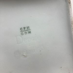 covered Limoge porcelain casserole 