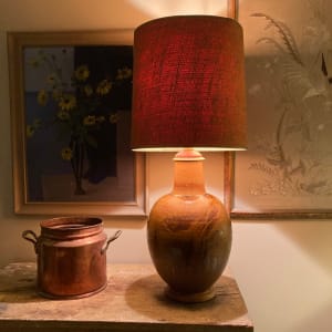 Art pottery table lamp 