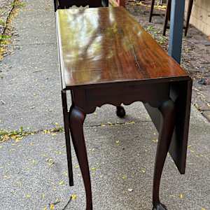 Pair of formal drop leaf tables 