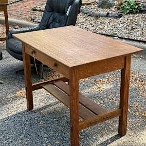 Stickley brothers mission oak desk 