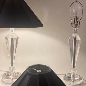 Crystal Schonbek table lamps 