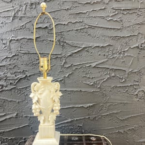 Marble carved lamp 