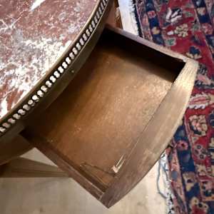 Marble top side table 