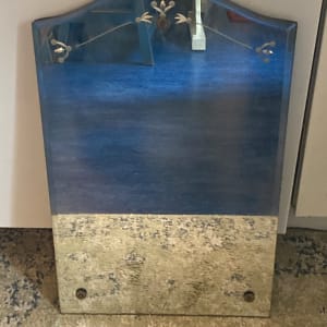 vintage frameless mirror