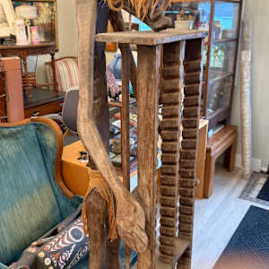 Carved African cd holder, Image 3.