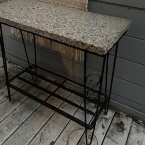 Cement top table 