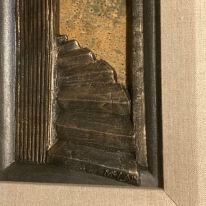 F. McLain original ceramic framed sculptural stairwell - STRONG gallery 